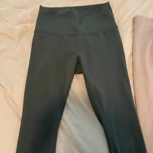 Green Lululemon Capris